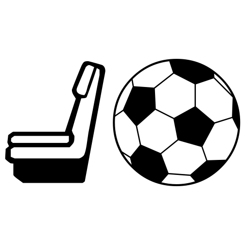 💺⚽ Emoji Domain black and white Symbola rendering